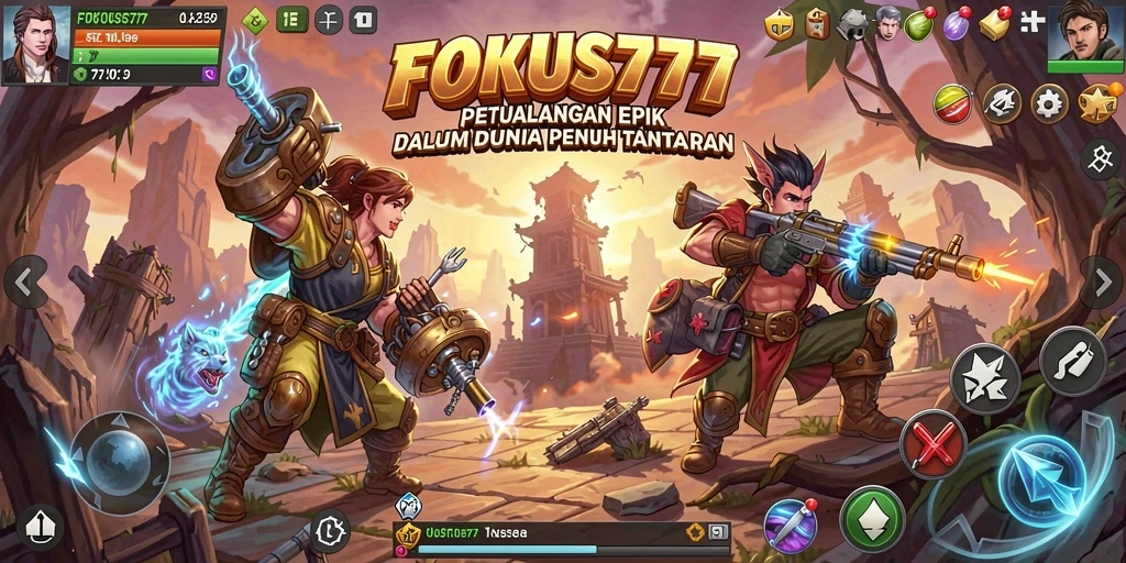 Gameplay seru FOKUS777 yang menampilkan petualangan mendebarkan.