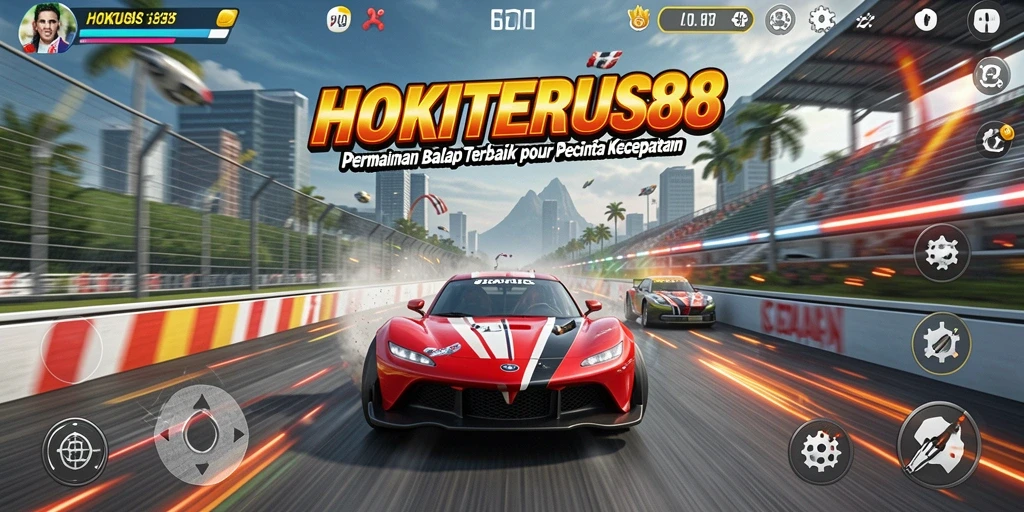 Tampilan menarik dari gameplay balap HOKITERUS88 penuh aksi.