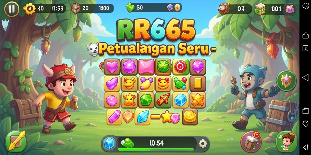 Tampilkan gameplay seru dengan kombinasi warna-warni.
