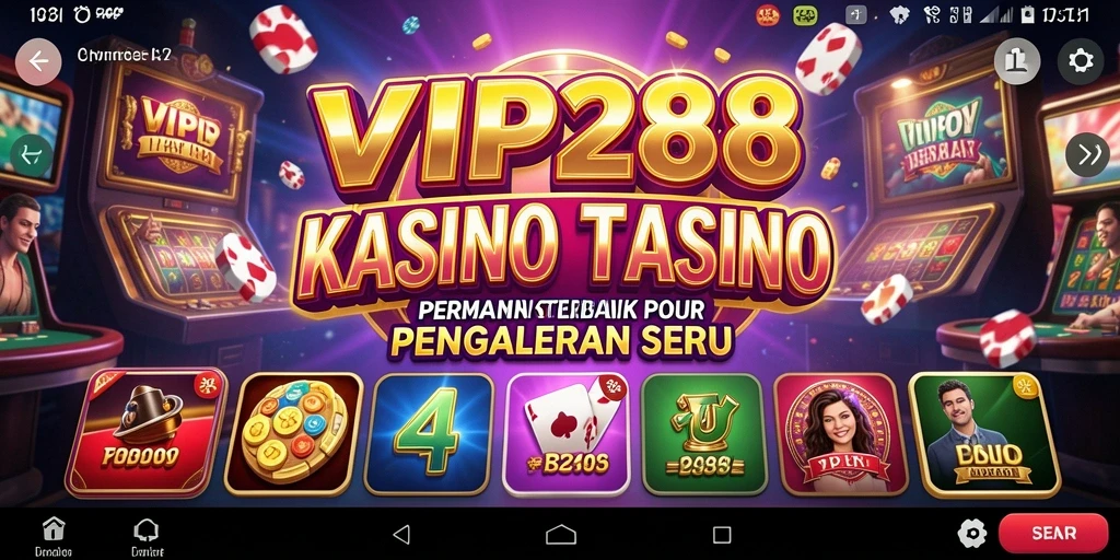 Screenshot utama <strong>VIP288</strong> menampilkan gameplay kasino yang mendebarkan.