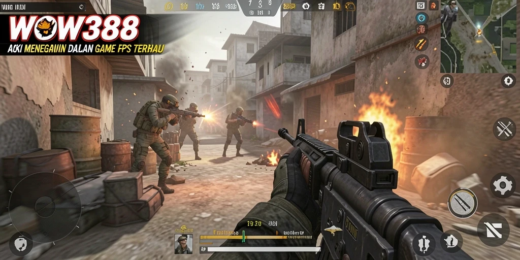 Gameplay WOW388 dengan aksi tembak menembak yang seru.
