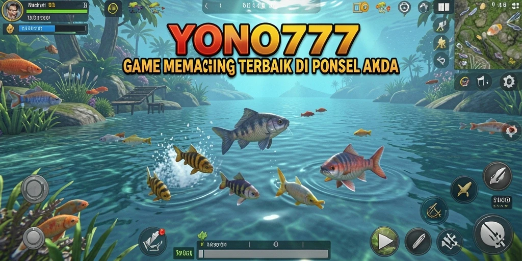 Gameplay menarik YONO777 dengan aksi memancing yang mendebarkan.